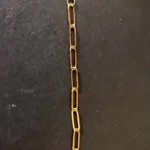 Elegant Gold Chain Link Bracelet